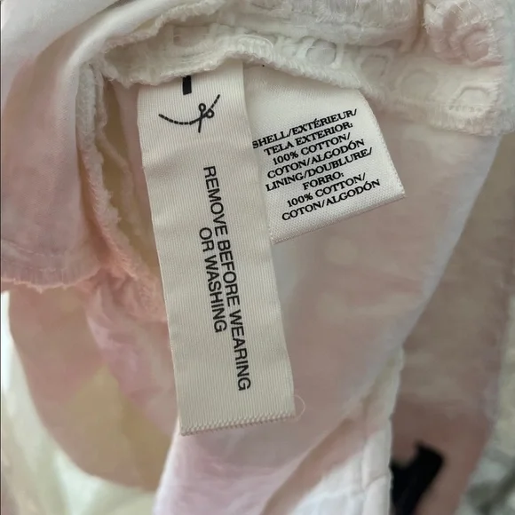 Ann Taylor White Eyelet Women Shorts Size 12 - Picture 14 of 15